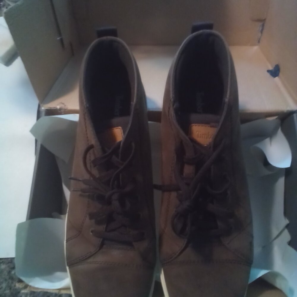 Mens Timberland Hommes Stormbuck Leather shoes NWT box Size: 12 M - Picture 4 of 7